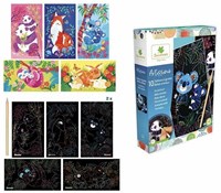 Sycomore scratch art juguete - set creativo para niños a partir de 4 años-3