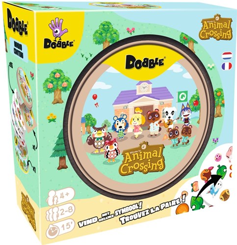 Asmodee Dobble juego de cartas edición Animal Crossing - juego de observación