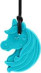 ARK Therapeutic collar sensorial para masticar Chewnicorn para niños y adultos Kauwketting in eenhoornvorm met hart en ster, voor lichte tot matige kauwers.