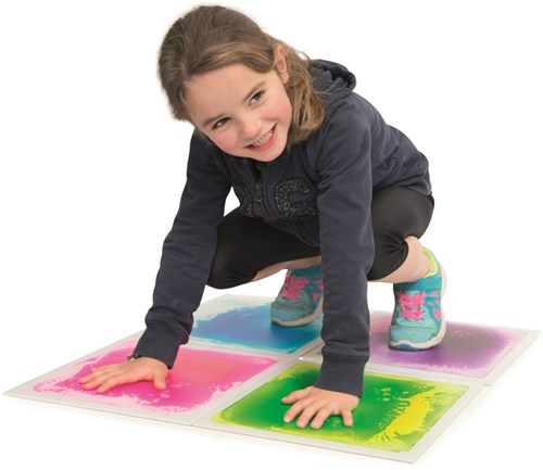 Stimove losetas sensoriales de suelo 50x50cm set de 4 coloridas