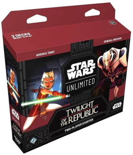Fantasy Flight Games juego de cartas Star Wars Unlimited Twilight of the Republic 2-Player