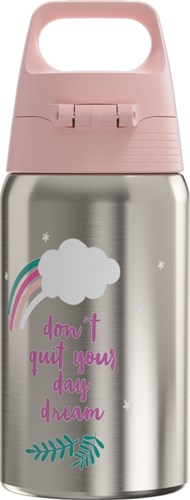 SIGG Botella Infantil Skate 0,5l - Gris - Sin BPA - Reutilizable
