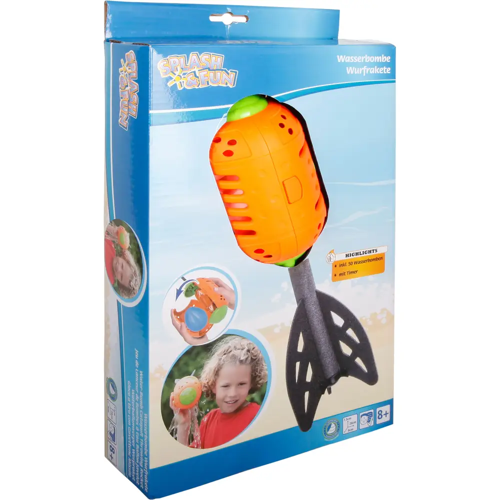 Vedes cohete bomba de agua juguete con 50 globos - Splash & Fun