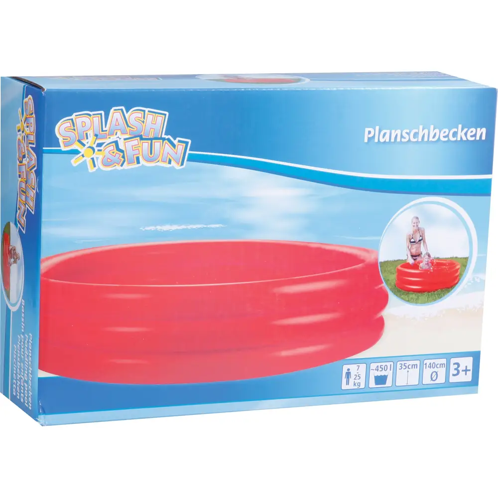 Piscina Vedes Splash & Fun 140cm x 35cm con fondo de vinilo resistente