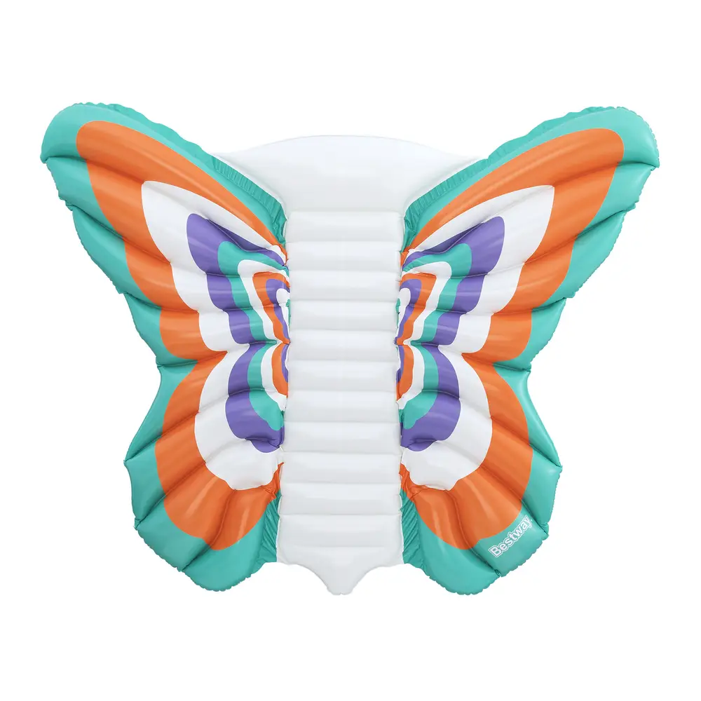 Bestway colchoneta mariposa 186x146cm inflable piscina playa