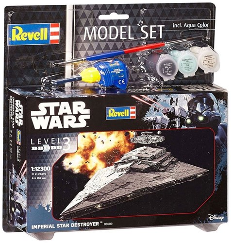 Revell Star Wars kit de modelo Imperial Star Destroyer - maqueta a escala 1:12300-3