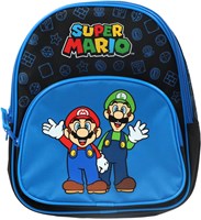 Mochila Undercover Super Mario azul con bolsillo delantero - mochila infantil