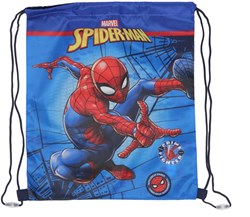 Bolsa de deporte-natación Spiderman - bolsa infantil 40x35 cm poliéster