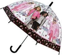 Paraguas infantil Barbie multicolor accesorio para la lluvia-2
