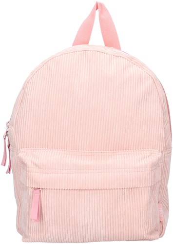Pret Run Around mochila rosa niña tela de pana mochila escolar