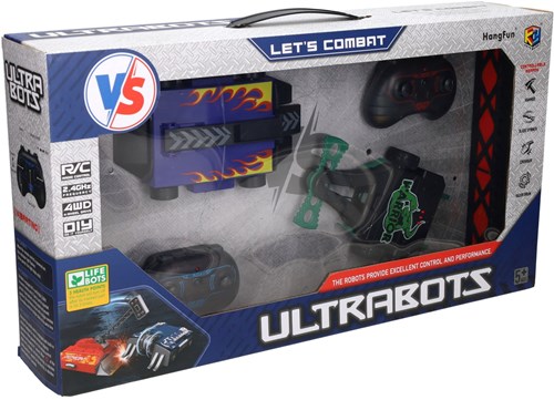 Albatros Hengelsport RC Battle Robots - Set de 2 robots con arena