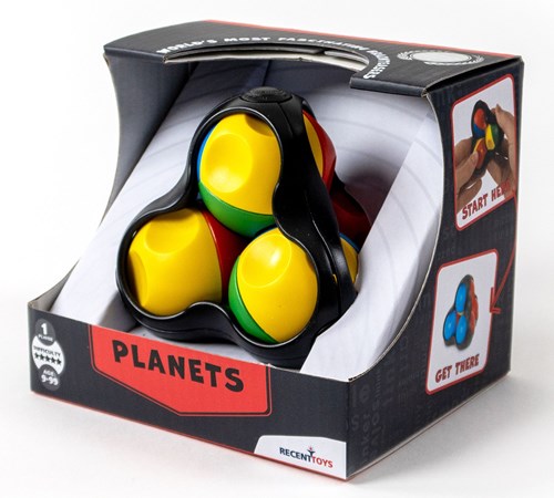 Recent Toys juego de ingenio Planets rompecabezas - desafío colorido-3