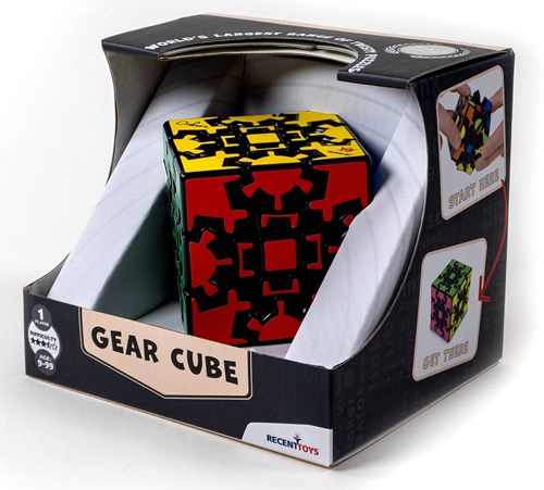 Gear Cube cubo rompecabezas brainteaser - juguete lógico colorido-2