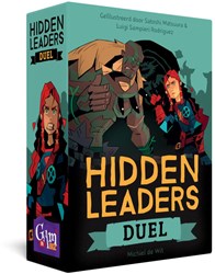 Gam'inBIZ juego de mesa Hidden Leaders Duel juego de cartas estratégico 2 jugadores