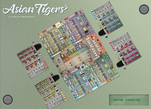 HOT Exclusive juego de mesa Asian Tigers estrategia y juego económico-2