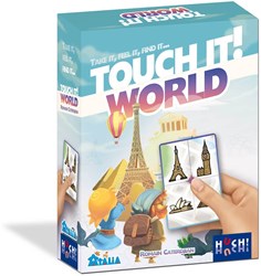 HUCH! juego de cartas Touch-it World - juego táctil para niños