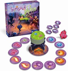 HUCH! juego infantil Simsala Spin - Juego de memoria cooperativo magia