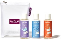 Mini U kit de viaje champú acondicionador gel cabello-cuerpo niños-3