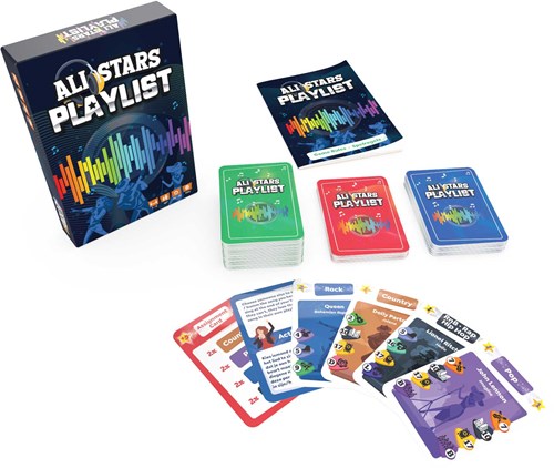 HOT Exclusive juego de cartas All Stars Playlist - juego de fiesta para niños-3