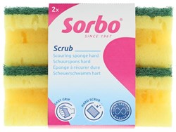 Sorbo esponja abrasiva XL con agarre - 2 unidades esponja limpieza
