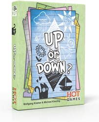 HOT Games juego de cartas Up or Down - juego familiar estratégico