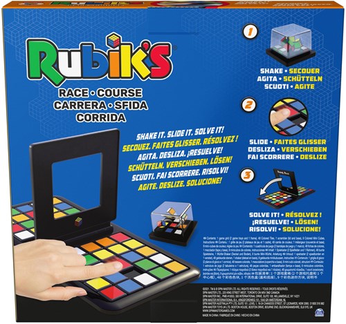 Rubik's Race juego de mesa - rompecabezas deslizante para dos jugadores - habilidad y velocidad-2