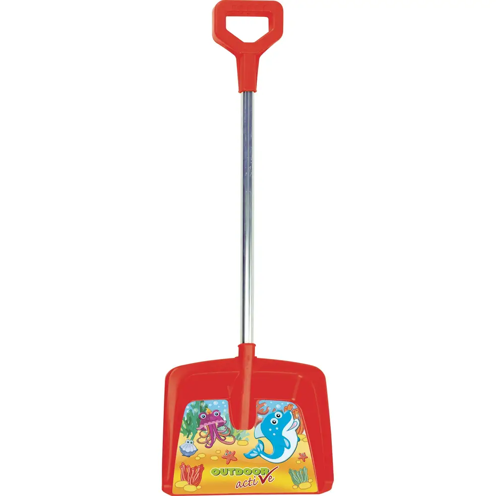 Vedes pala de nieve juguete roja 70cm para niños diversión al aire libre