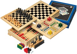 Philos colección de juegos de madera versión viaje - juego de mesa clásico