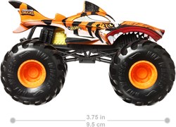 Hot Wheels coche de juguete Monster Truck Tiburón Tigre escala 1:24