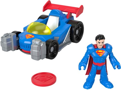 Mattel Imaginext DC Super Friends Metal Force Supermobile vehículo juguete