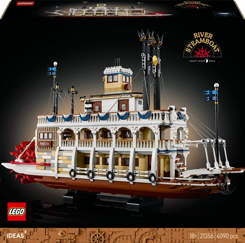 LEGO River Steamboat set de construcción - barco de juego creativo para niños