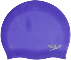 Speedo gorro de natación junior silicona morado - accesorio para niños