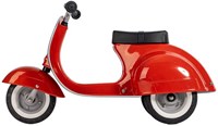 Ambosstoys bicicleta sin pedales scooter rojo - juguete sostenible desde 24 meses