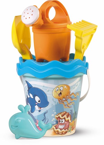 Androni Giocattoli set cubo playa Happy Fish 17cm juguetes arena