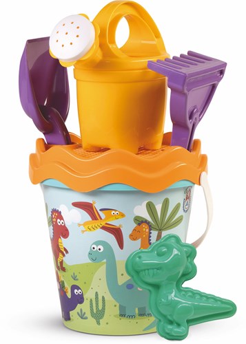 Androni Giocattoli set cubo de arena dinosaurio 17cm 6 piezas