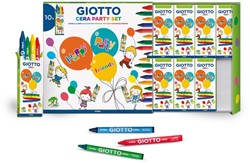 Giotto Giotto Party Set 10X4 Giotto Cera Box Met 10 Sets