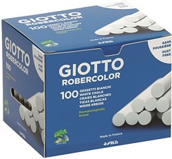 Mercurius tiza blanca sin polvo 100 piezas - tiza para pizarra