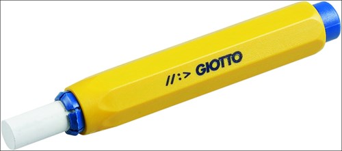 Giotto portatizas set de 6 amarillo para tiza de pizarra-2