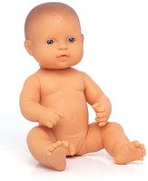 Miniland Muñeco Bebé Niño Aroma Vainilla Impermeable 32cm Juguete-2