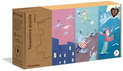 Clementoni puzzle cuentos cartón 4x8 piezas niños