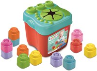 Clementoni bloques sensoriales cubo Soft Clemmy para bebés y niños pequeños