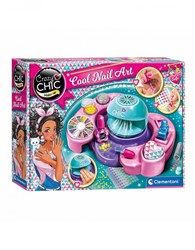 Clementoni Crazy Chic - Estudio de Uñas Cool Nail Art Set para niños