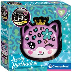 Clementoni Crazy Chic set de sombras de ojos - diseño leopardo para niños