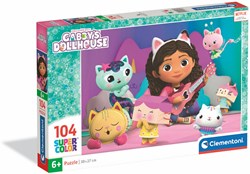 Clementoni puzzle Gabby's Dollhouse 104 piezas cartón colorido