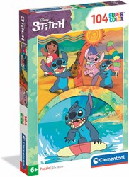 Clementoni puzzle Disney Stitch 104 piezas cartón puzzle infantil