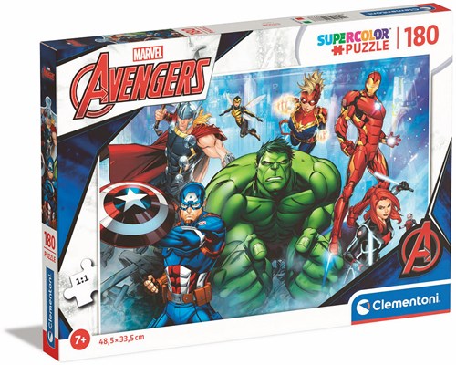 Clementoni puzzle Marvel Avengers 180 piezas cartón colorido niños