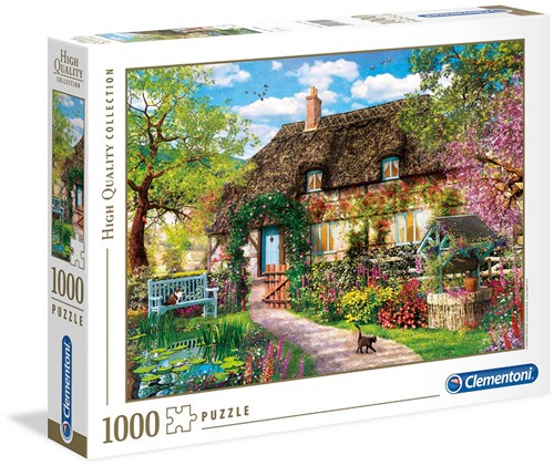 Clementoni puzzle 1000 piezas paisaje casa antigua alta calidad
