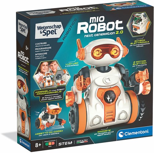 Clementoni robot kit de construcción Ciencia y Juego Mio Robot programable