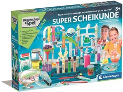 Clementoni Super Química set de laboratorio juguete experimentos 8+ años