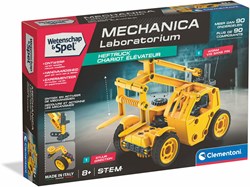 Clementoni juguete mecánico - Ciencia y Juego Montaje de carretilla elevadora